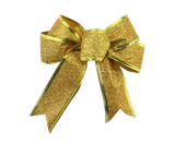10Pcs Christmas Bows Party Supplies-Golden