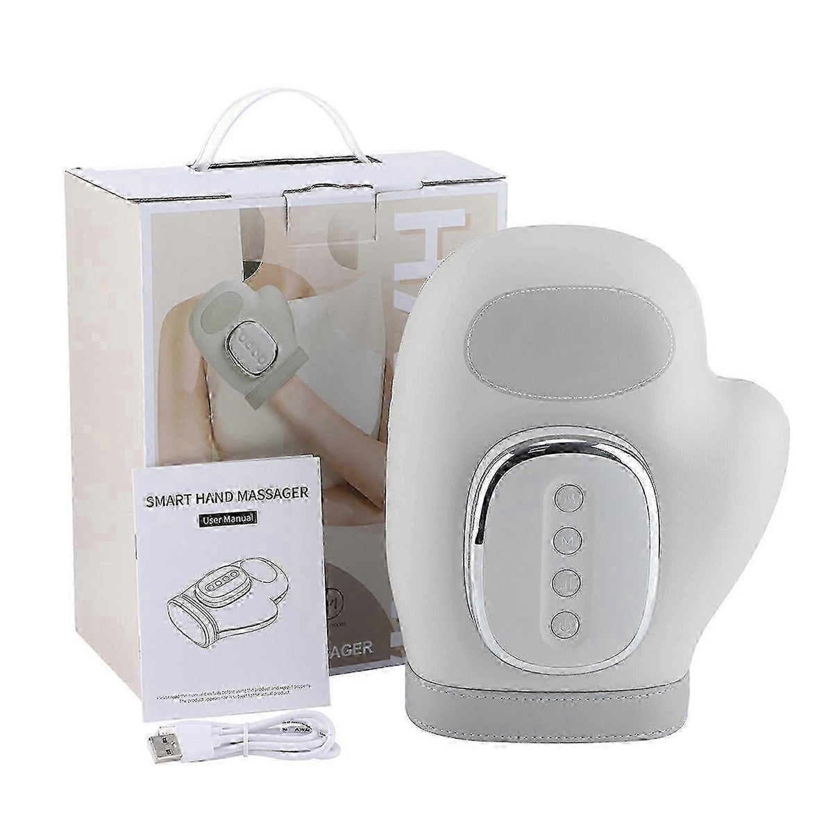 Electric Intelligent Hand Massager with Hot Compress & Acupoint Massage
