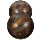 Stone Hand Massage Balls 2PCS, Small Rolling Hand Therapy Balls