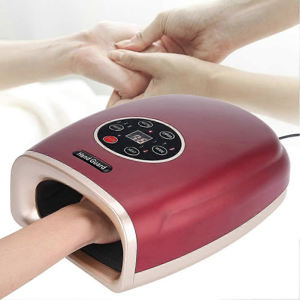 Electric Hand & Wrist Massager with Heat and Vibration Function