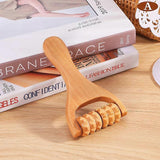 Wooden Roller Massager for Neck Shoulder Leg & Foot Massage