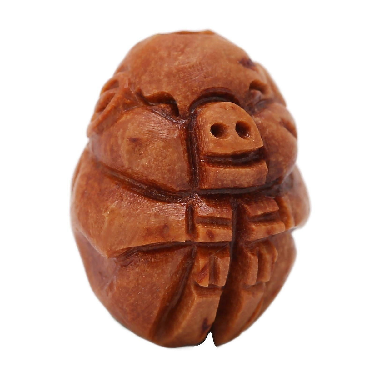 Wood Pig Hand Massager Ball, Stress Relief Exercise Tool