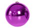 Electroplate Xmas Balls-Purple