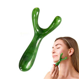 Resin Nose Guasha Tool, Portable Nose Lifting & Shaping Facial Massage Clip for Women, Green