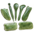Natural Resin Facial & Neck Guasha Scraper, Beeswax Massage Scraping Tool