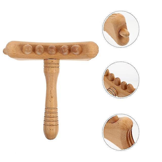 Wooden Multi-Function Guasha Stick, Practical Body Massage Tool