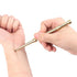 Brass Face & Eye Reflexology Massage Pen, Ear Acupoint Guasha Detecting Stick (1pc)