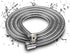 150cm Stainless Steel Look Shower Hose, Durable Bathroom Shower Pipe