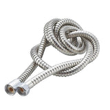 Stainless Steel Replacement Shower Hose, Double Buckle 200cm Shower Tube