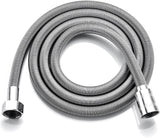 2m Stainless Steel Universal Shower Hose, Flexible Bathroom Replacement Hose