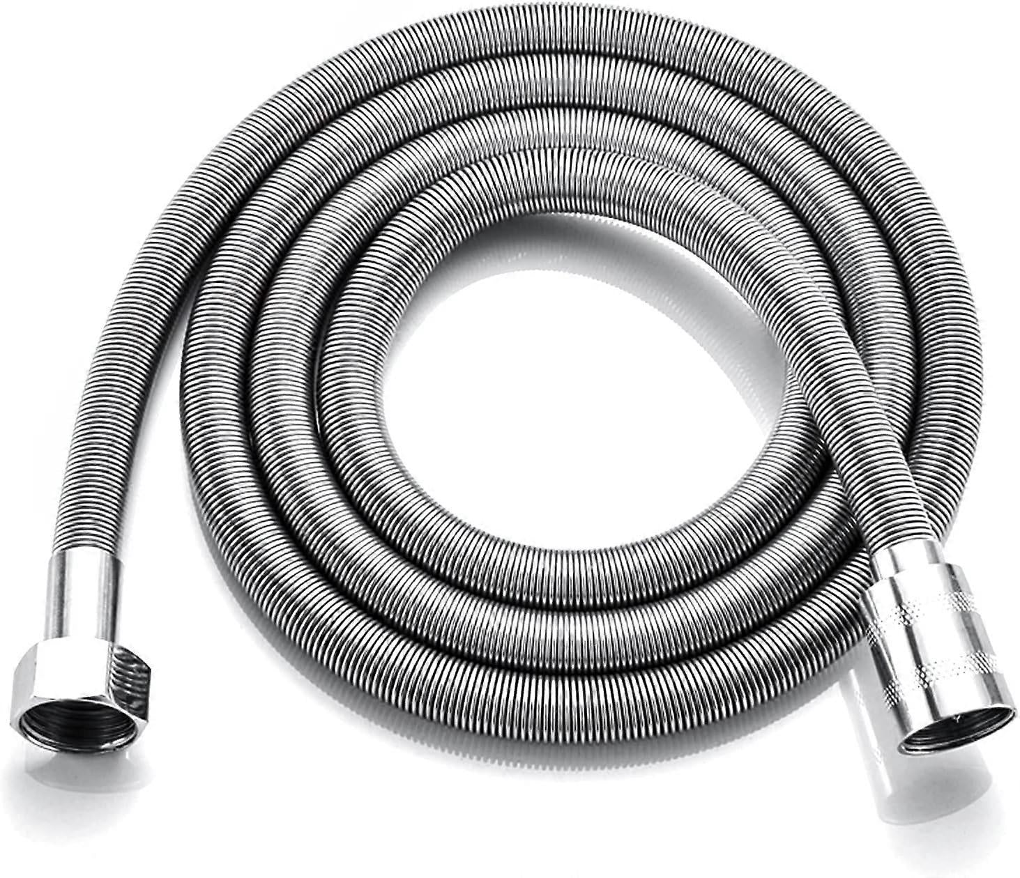 2m Stainless Steel Universal Shower Hose, Flexible Bathroom Replacement Hose