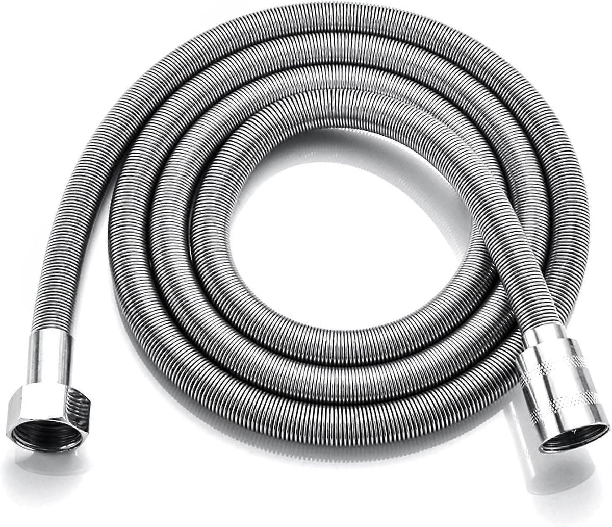 2m Stainless Steel Universal Shower Hose, Flexible Bathroom Replacement Hose