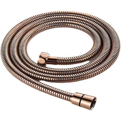 Stainless Steel Electroplated Handheld Shower Hose Attachment, 1.5m Rose Gold