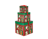 3Pcs Christmas Gift Box-Green