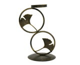 Nordic Retro Golden Candlestick Candle Holder Romantic Wedding Props Ornaments-Black L