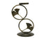 Nordic Retro Golden Candlestick Candle Holder Romantic Wedding Props Ornaments-Black L