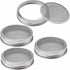 4 Sets 86mm Stainless Steel Sprouting Jar Lids Strainer Kit for Salad Seeds