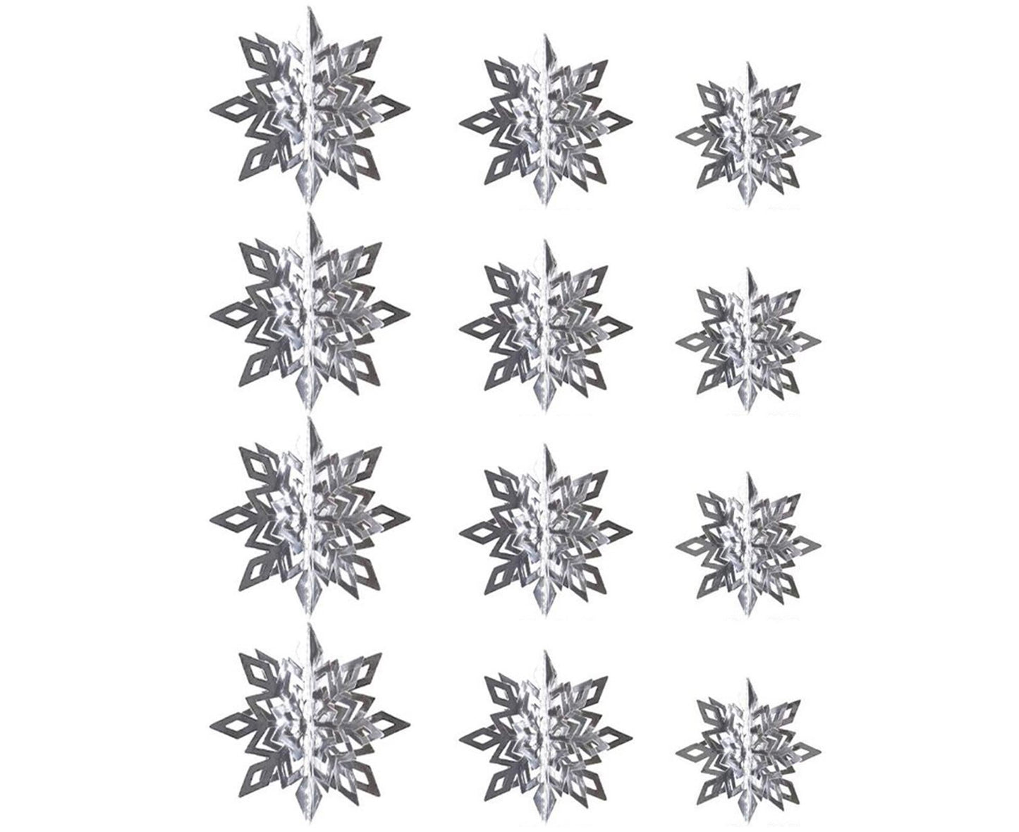 Snowflake Hanging Decor-Silver