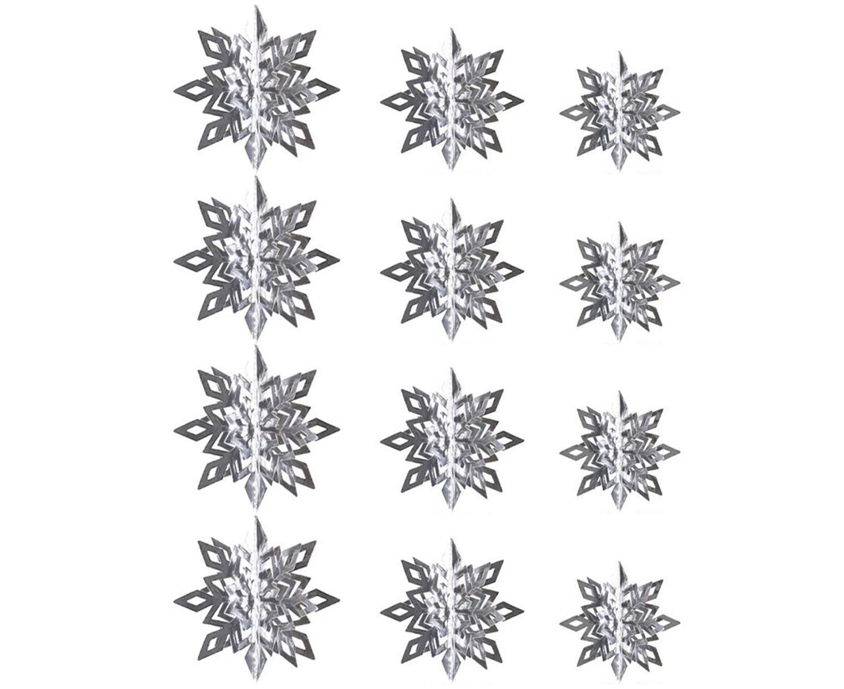 Snowflake Hanging Decor-Silver