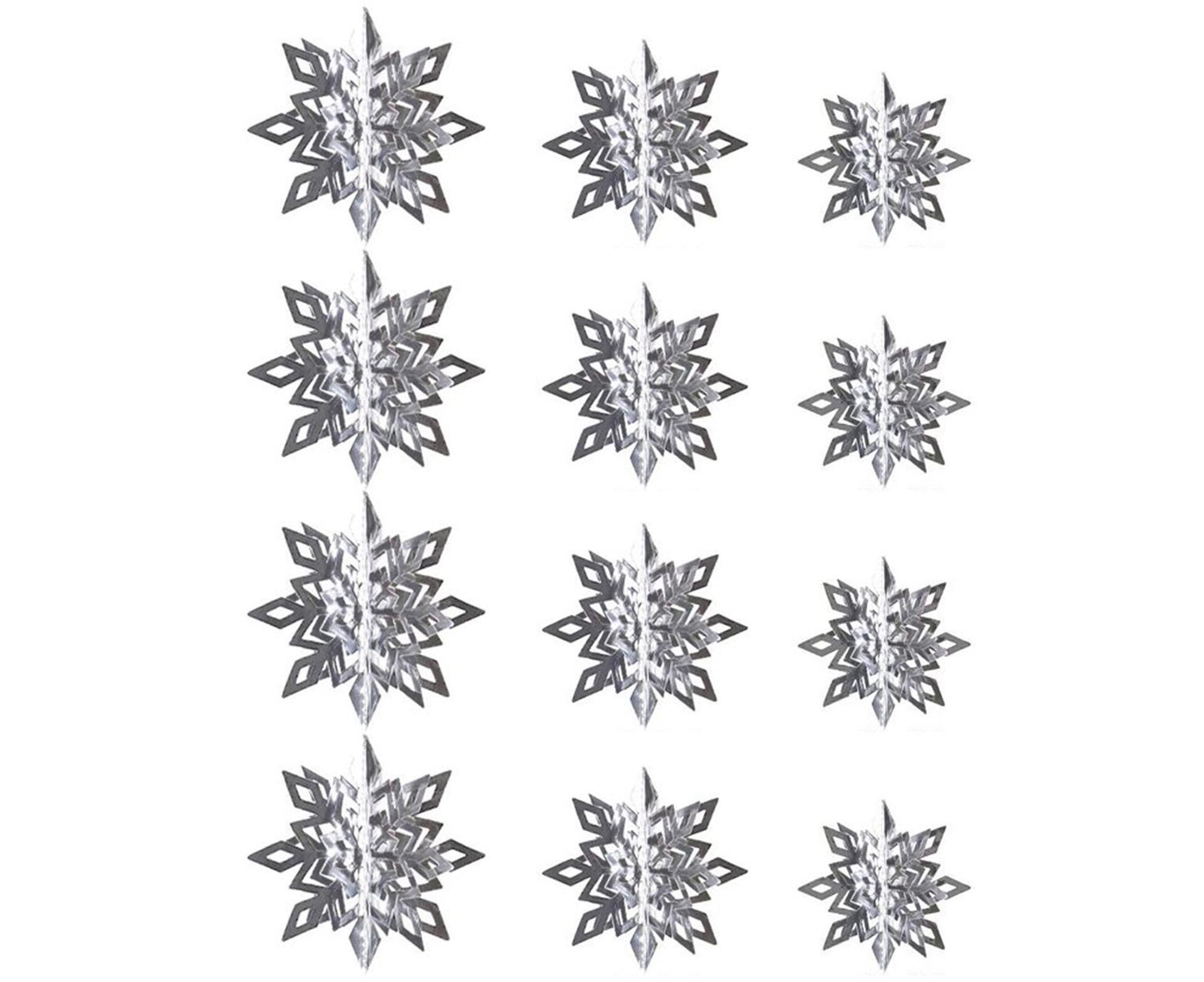 Snowflake Hanging Decor-Silver