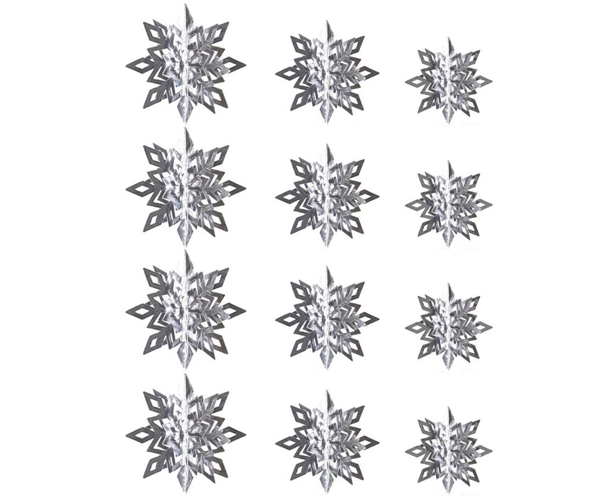 Snowflake Hanging Decor-Silver