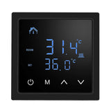 Smart Thermostat 16A Floor Heating Temperature Controller with LED Touch Screen