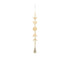 Wall Pendant Decorative Nordic Style Moon Sun Design Handmade Wall Hanging Decor for Dorm-Beige