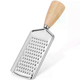 Wooden Handle Cheese Grater & Vegetable Slicer - Potato Peeler, Kitchen Tool