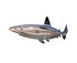 Stainless Steel Fish Wall Decor-Light Blue S