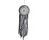 Hollow Round Moon Shape Tassel Dream Catcher Hanging Pendant Home Bedroom Decor- B
