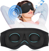 3D Sleep Mask with Bluetooth Headphones - Wireless 5.4, 13H Playtime, Light Blocking