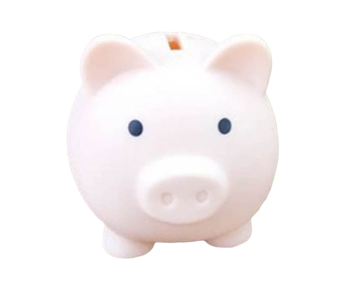 Christmas Cartoon Pig Shaped Money Saving Box Bank Coins Storage Case Home Decor-Meat Color L