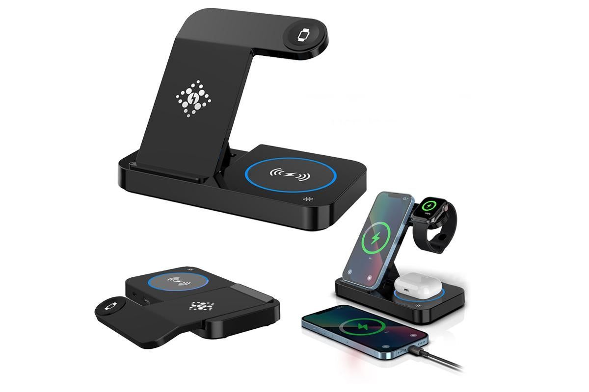 3 In 1 Wireless Charger for Samsung iPhone Apple Watch