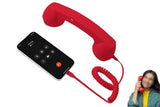 1M Retro Wired Handheld Telephone Handset with Microphone Type C Plug for Smartphones PC