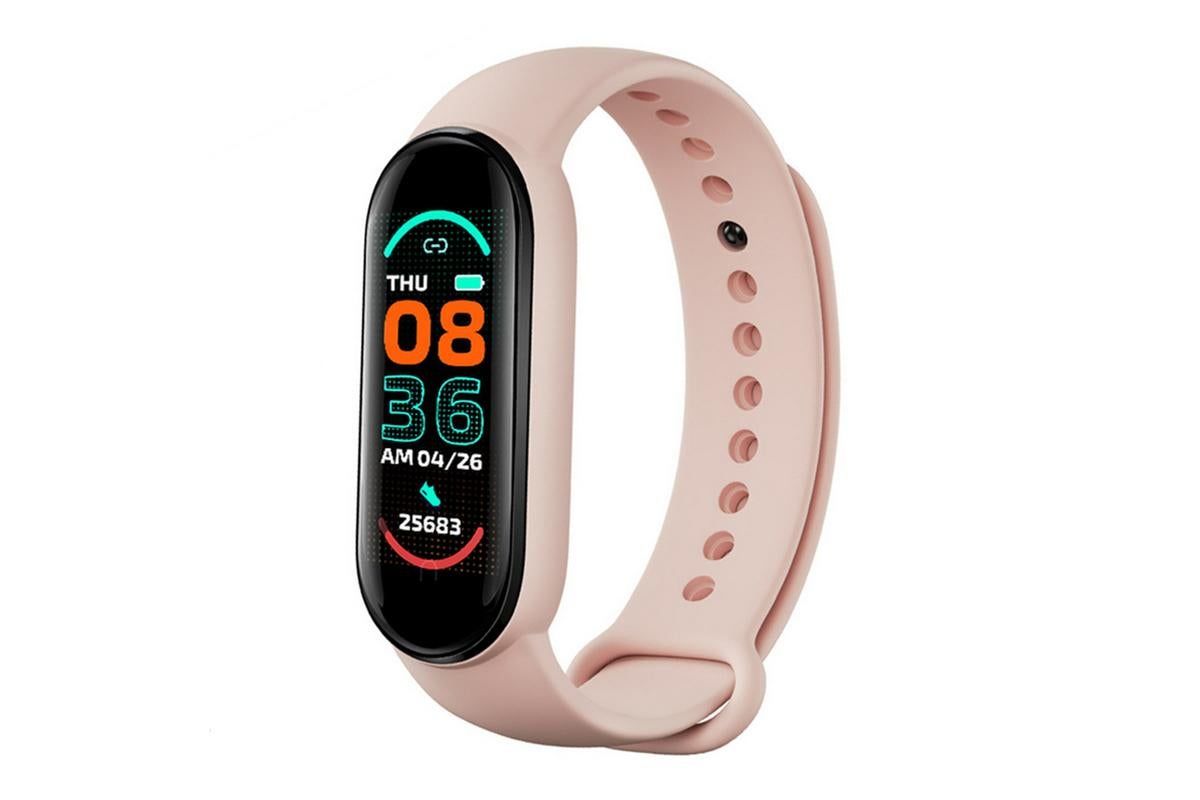Bluetooth Smart Fitness Bracelet Heart Rate Monitor Watch Wristband Fitness Tracker Health Tracker with Sleep Tracker for Women Men