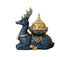 Marble Reindeer Incense Holder-Dark Blue