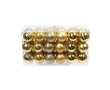 Shatterproof Xmas Ball Pendant-Golden
