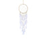Round Handmade Wall Hanging Wind Chime Dream Catcher with Tassel Home Decor-White