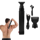 Men's Back Hair Remover USB Rechargeable Body Hair Trimmer Adjustable Shaver
