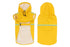 Pet Raincoat Outdoor Waterproof Dog Poncho for Small and Medium Dogs - Yellow