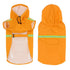 Pet Raincoat Outdoor Waterproof Dog Poncho for Small and Medium Dogs - Orange