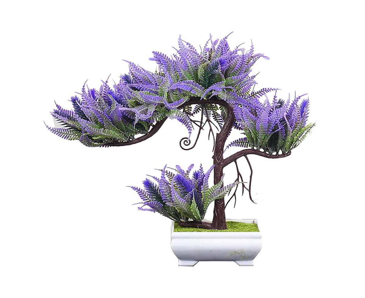 Vibrant Bonsai Plant-Purple