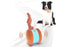 Interactive Pet Rolling Ball Toy Rechargeable Automatic Play Ball for Cats and Dogs - Orange