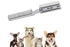 Two Sided Pet Grooming Comb with Razor for Dog Cat Fur Trimming and Thinning