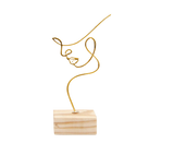 Artistic Sculpture for Home-Golden S