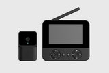 Wireless Doorbell Camera Video Door Bell Smart Intercom Security Phone Camera Indoor Outdoor - Black