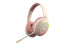 Wireless Gaming Headset Headphone with Microphone Volume - Pink
