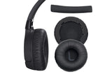 Ear Pads Cushion Cover Replacement Headband Replaceable Foam Headphone Cover for JBL Tune600BT T660NC T670NC Wireless Headphone Ear Pads Headphone Ear Pad Repair Parts -Black