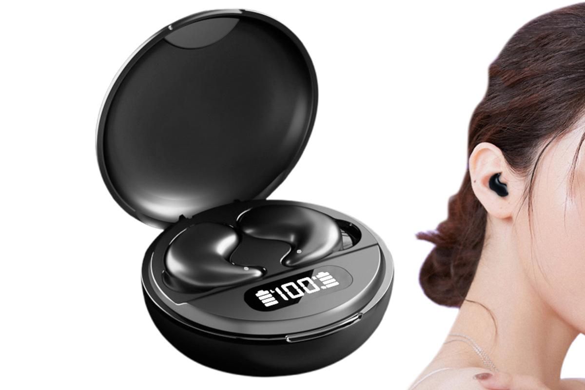Invisible Sleep Wireless Earbuds Bluetooth 5.3 In-Ear Headphones for Side Sleeping