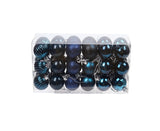 Anti-deform Xmas Tree Balls-Navy Blue